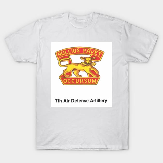 7th Air Defense Artillery (right version) T-Shirt by Limb Store